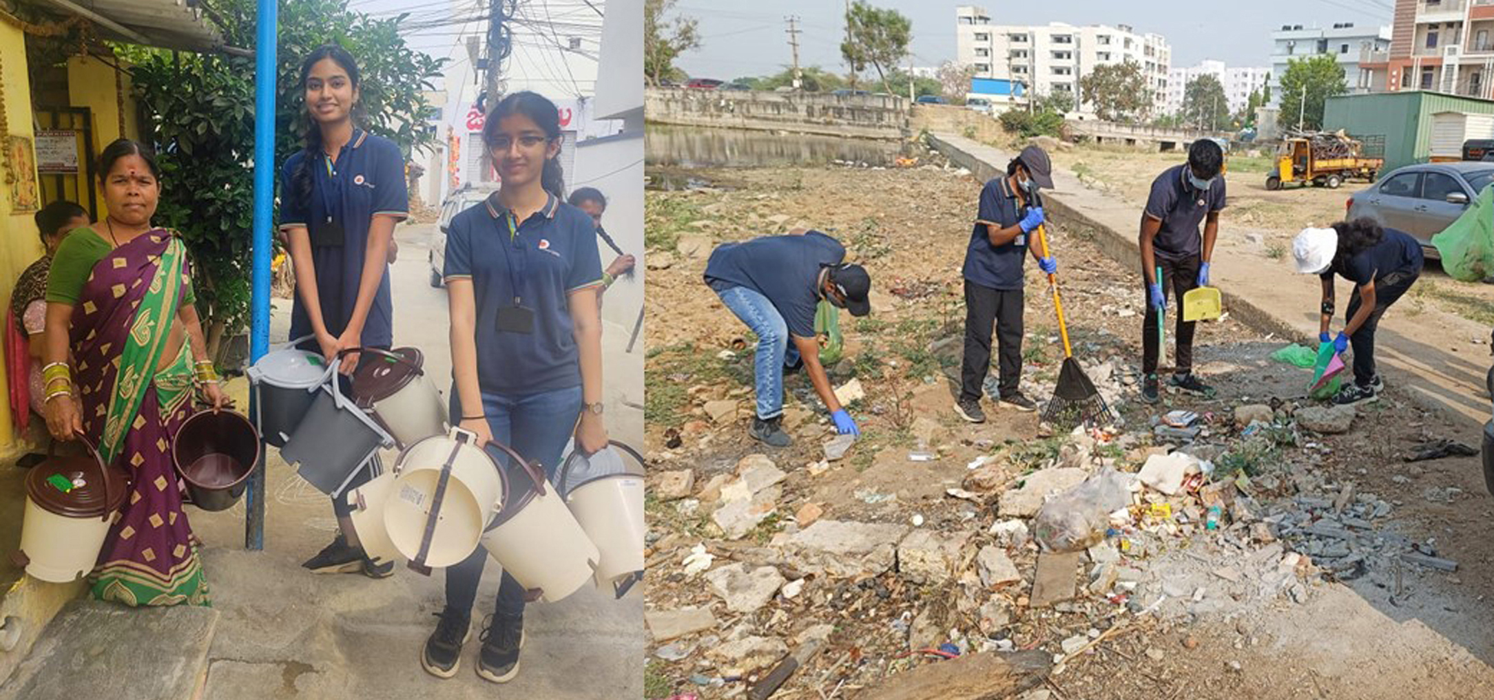 Manthan school students make a difference to the community through lake cleaning initiative!